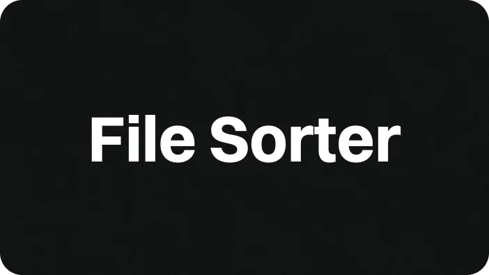 File Sorter project preview